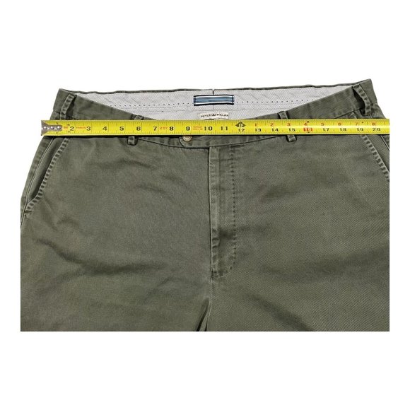 Peter Millar Pants Mens 40 Casual Work RN 100308 Green 100% Genuine Pima‎ Cotton - Picture 7 of 10